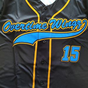 Camiseta de Béisbol Sublimada Personalizada, Bordado Personalizado, Diseño Totalmente Personalizado, Transpirable, Talla Grande, Ropa Deportiva Unisex para Equipos - Product Image 4