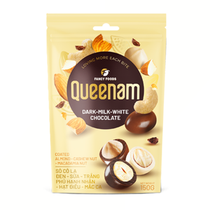 Wholesale Bestselling Dragee Chocolate OEM/ODM Service HALAL Snacks Candy Mix Chocolate Coated Almond Cashew Macadamia Nuts 150G - Product Image 1