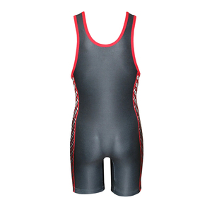 Combinaison de lutte légère pour homme, sans manches, équipement de compression, taille adulte, avec design par sublimation - Product Image 2