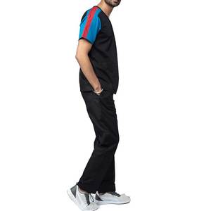 Uniforme de Trabajo Unisex, Conjuntos de Uniformes Médicos, Tela Elástica, Ropa de Trabajo Cómoda para Enfermeras, Pantalones de Pierna Recta de Manga Corta - Product Image 2