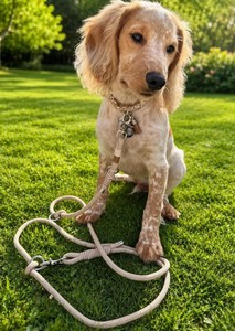 Premium Eco-Friendly Modern Animal Print Heavy Duty <b>Dog</b> <b>Leash</b> with 100% Cotton Material Bowknot Decoration SN HANDICRAFTS BST 01 - Product Image 1