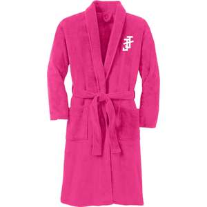 Peignoir en microfleece doux et confortable, léger, à manches longues, pour la détente à la maison, vêtement de mode - Product Image 1