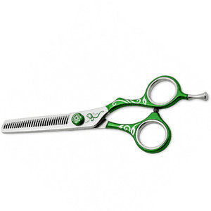 Ciseaux à effiler les cheveux pour stylistes professionnels, en acier inoxydable durable, avec lame tranchante et manche en céramique, pour droitiers - Product Image 6