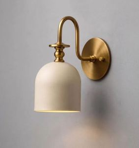 Applique murale en laiton massif |   Applique murale moderne du milieu du siècle, lampe de salle de bain et éclairage d'entrée - Product Image 6