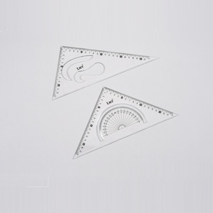 Juego de Reglas Triangulares Vikas de 8 y 10 Pulgadas, en Oferta, para Estudiantes, Geometría Escolar, Dibujo, Trazado y Medición - Product Image 1