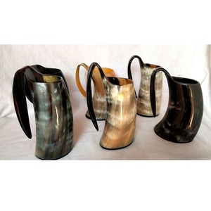 Most Selling Handcrafted Viking Horn Mug Eco-Friendly <b>Large</b> Capacity Drinking <b>Cup</b> for Parties Decorative Use Available for Bulk - Product Image 1