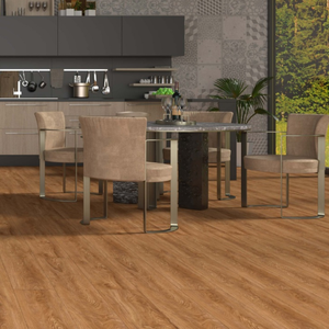 Revêtement de sol en vinyle contemporain, planches larges rectangulaires, imperméable, avec revêtement UV, pour usage intérieur en cuisine - Product Image 1