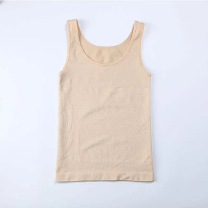 Camisetas sin mangas personalizadas al por mayor de alta calidad para mujer, sin costuras, informales, con logo, ajuste ceñido, ecológicas, suaves, transpirables y de secado rápido. - Product Image 3