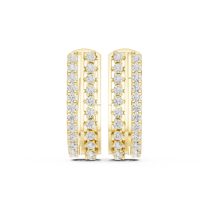 Maria Jewels 10K Gold Moissanite Stud Pendientes para Mujeres para mujeres - Product Image 3