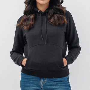 Crop Hoodies Custom Logo Plain Oversized Cotton Material Light Weight Breathable Summer Hoodie Women Wholesale Rate New Arrival - Product Image 1