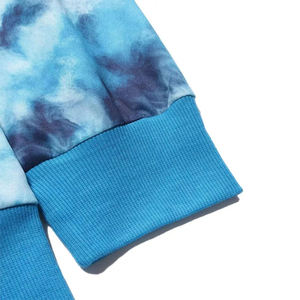 Men's Tie-Dye Crew Neck Pullover Long Sleeve Slim Fit Sweatshirt Casual Summer Wear High Quality Custom Design Sweatshirts - Product Image 3