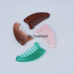 Peine de Resina Tradebyd, Peine de Estilismo Hecho a Mano de Lujo para Salón Profesional y Cuidado Personal - Product Image 5
