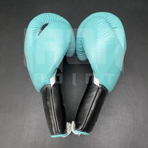 No Boxing No Life Guantes de Boxeo Profesionales de Cuero Vacuno de Primera Calidad con Cordones, Protección Completa para los Dedos, Acolchado Grueso de 4 Capas, Transpirables - Product Image 6