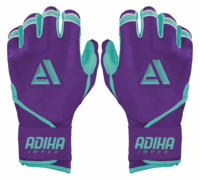 Guantes de Bateo de Béisbol de Cuero de Cabra de Primera Calidad, Guantes de Bateo de Cuero con Cierre de Gancho y Bucle de Calidad Premium, Fabricados por Adiha Impex