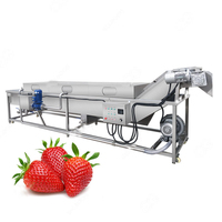 Automatische groentewasmachine, commerciële sla-wasser en -droger, fruit- en groenteverwerkingsapparatuur