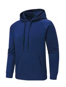 Sudadera con Capucha de Color Sólido para Hombre, Corte Regular, Tejida, Estilo Casual para Otoño - Product Image 1