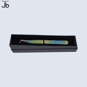 แหนบต่อขนตาสแตนเลส ราคาแข่งขัน บรรจุกล่องการ์ดแบบกำหนดเอง แหนบต่อขนตา - Product Image 4