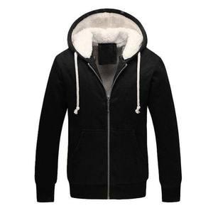Sudaderas con capucha 100% algodón para hombre, ropa, sudadera oversize lisa, unisex, tallas grandes, sudaderas con capucha para hombre con cremallera, MOQ bajo - Product Image 4