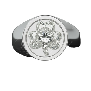 Diamante Cultivado en Laboratorio con Corte Trébol Premium de 1 a 5 Quilates DEF VVS, Piedra de Joyería Suelta Certificada al por Mayor - Product Image 1