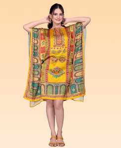 Women’s Elegant <b>Kaftan</b> Dress – Loose Fit Printed Beach <b>Kaftan</b> for Summer collection. - Product Image 2