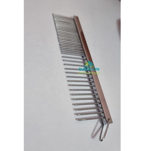 Peine profesional de acero inoxidable de alta calidad para el cuidado de mascotas MENYDA, peine de metal para perros, gatos y otras mascotas - Product Image 3