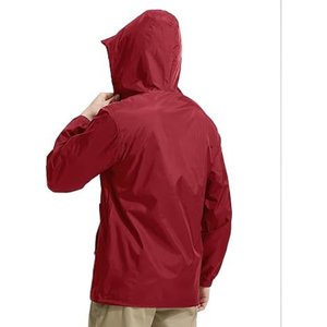 Chaqueta Acolchada Impermeable y Cortavientos de Doble Cara de Cuero Ecológico para Hombre, de Alta Calidad, Personalizada, para Senderismo y Pesca, con Capucha - Product Image 2