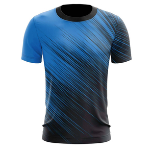 เสื้อยืดแข่งรถพิมพ์ลายดิจิทัลสำหรับผู้ชาย แห้งเร็ว ระบายอากาศได้ดี ผ้าฝ้าย 100% มีกระเป๋า ป้องกันรอยยับ ปักลาย ขายส่ง - Product Image 3