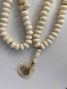 Misbaha Tasbih islamique écologique à 100 perles, en os de chameau sculpté à la main, technique de polissage, forme personnalisée, gravure de nom sur mesure - Product Image 4