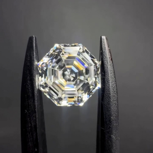 Diamante Sintético Cultivado en Laboratorio, Corte Octogonal, CVD, 1ct 2ct 3ct, Claridad VVS, Corte Excelente, para Joyería y Anillos - Product Image 4