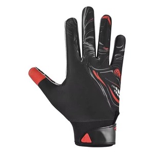 Adult Youth Custom Design American Football Receiver <b>Gloves</b> Breathable Full Finger High <b>Grip</b> Silicone Lightweight Durable <b>Gloves</b> - Product Image 4