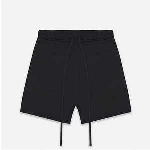 Pantalones Cortos de Algodón para Hombre, Cintura Elástica, Color Sólido, Antiarrugas, Reflectantes, Ecológicos, Casuales - Product Image 1
