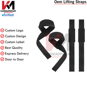 Correas de Levantamiento de Pesas de Alta Adherencia para Hombres y Mujeres, Soporte para Muñecas, para Gimnasio, Levantamiento de Pesas y Powerlifting, Proveedor OEM - Product Image 2