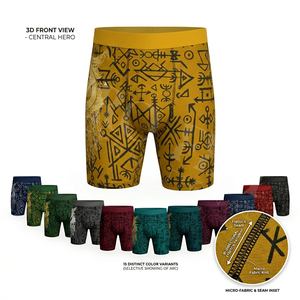 MMA Martial Arts Wear Comfortable Customized Own Design Compression Shorts Indoor Breathable Flexible High Waistband Shorts - Product Image 1