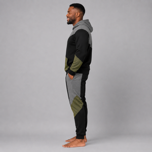 Chándal de Invierno para Hombre con Capucha de Alta Calidad, Diseño 2 en 1, Secado Rápido, Logotipo Personalizado, Felpa de Algodón Suave, Reversible - Product Image 2