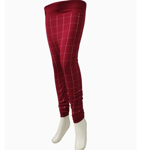 High-Performance Winter Casual Women's Yoga Leggings <b>Knee</b>-Length with Stylish Crossover Waist Elastic - Product Image 3