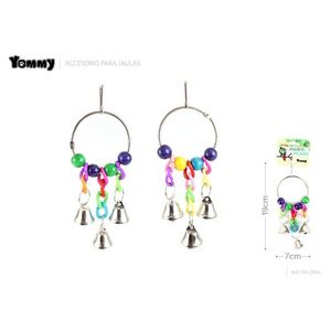 Yommy Bird Toy <b>Mirror</b> <b>Star</b> Shape 20cm Hanging Accessory For Cages - Product Image 2