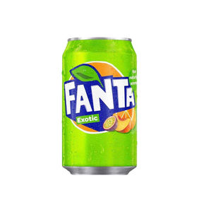 Authentic Fanta Exotic Tropical Fruit Mix Flavor Carbonated <b>Soft</b> <b>Drink</b> 24x330ml Cans Wholesale Bulk Supply Global Export - Product Image 4