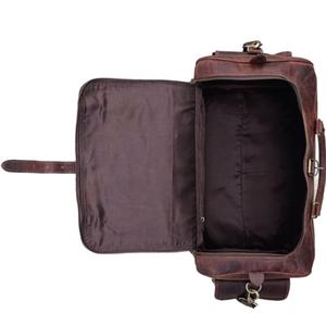 Bolsa de Viaje de Gran Capacidad, Bolsa de Fin de Semana Clásica, Bolsa de Mano para Pasar la Noche, Bolsa de Viaje de Cuero Genuino para Viajes - Product Image 4