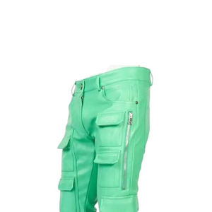 Pantalones de Cuero para Hombre Hechos en Fábrica, Venta al por Mayor, la Mejor Calidad, Estilo Casual, Corte Recto, Personalizables, Teñido Liso, Secado Rápido - Product Image 5