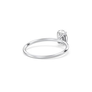 แหวนเพชรเม็ดเดี่ยว REYES CVD HPHT เพาะเลี้ยงในห้องปฏิบัติการ ตัวเรือนทองคำขาว 14K แท้ รับรองโดย IGI ของขวัญแต่งงาน เครื่องประดับชั้นดี - Product Image 4