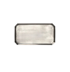 Plateau de service classique en aluminium pour chocolat, plateau à collations et desserts plaqué argent, fabriqué à la main par un grossiste indien - Product Image 3