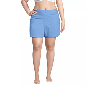 New Solid Color Mesh Double Layer Breathable Waist Sports Tennis Yoga Shorts Running Fitness Women - Product Image 5