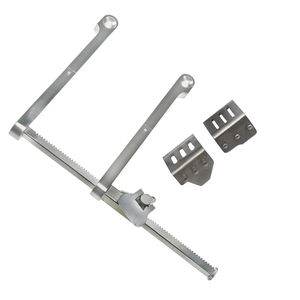 Écarteur de côtes manuel de qualité chirurgicale à 2 lames en acier inoxydable, instruments chirurgicaux réutilisables pour la chirurgie générale et l'utilisation en clinique - Product Image 2