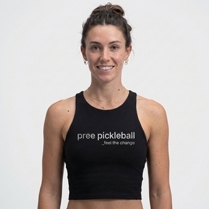 Top Deportivo Personalizado para Mujer, Estilo Racerback, Cuello Redondo, Secado Rápido, Transpirable, Tejido Elástico, Cómodo, para Pickleball, OEM - Product Image 3