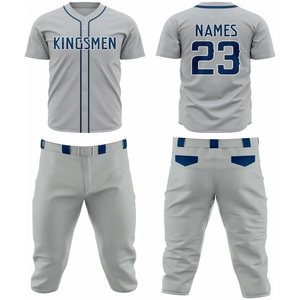 Fournisseur en gros de maillots d'équipe sublimés haut de gamme et de pantalons de baseball assortis, uniformes de baseball personnalisés pour équipes en vente - Product Image 1