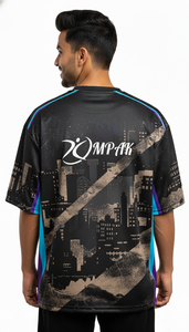 เสื้อยืดพรีเมียมทรงโอเวอร์ไซส์สำหรับผู้ชาย สไตล์ลำลองแนวสตรีท - Product Image 4