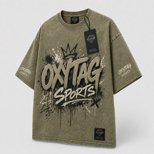Camiseta Gráfica Oversize Vintage con Lavado Ácido Personalizada, de Algodón Pesado, Manga Corta, Estilo Urbano para Hombre, Ropa de Moda OEM - Product Image 4