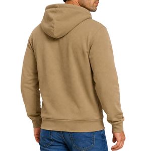 Sudadera con capucha y cremallera para hombre, de algodón y forro polar, con bolsillos tipo canguro, para colecciones de ropa urbana de marca privada. - Product Image 2