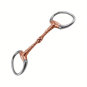 Bocado de Caballo Ibérico Tradicional de Acero Inoxidable de Alta Resistencia con Anillo Circular, Equipo Ecuestre - Product Image 6
