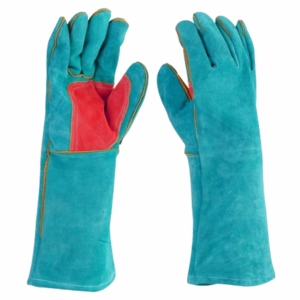 Gants de sécurité en cuir de vachette pleine fleur, texture lisse, protection individuelle, résistants à l'abrasion et aux flammes, pour le soudage - Product Image 3